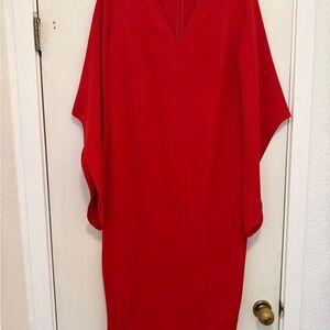 Worthington Vibrant Red V-Neck Top